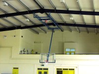 Ceiling basketball automatic